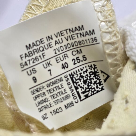 Converse Womens All Star High-Top Eyelet Lace Sneakers 9 US - Picture 6 of 6